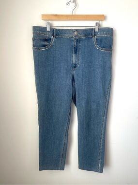 Express Light Blue High Rise ankle legging Jean size 18R/18R